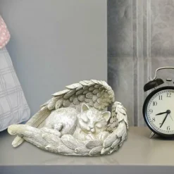 Statuetta Per Animali Domestici - Angelo - Statuetta Da Giardino - Ali D'angelo - Resistente Alle Intemperie - Decorazione Da Giardino (A Cat, 1184cm) -OUTSUN Giardino Negozio 97887675 3