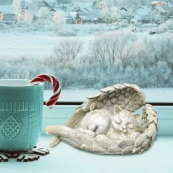 Statuetta Per Animali Domestici - Angelo - Statuetta Da Giardino - Ali D'angelo - Resistente Alle Intemperie - Decorazione Da Giardino (A Cat, 1184cm) -OUTSUN Giardino Negozio 97887675 4