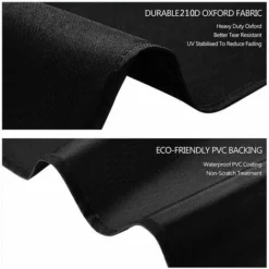 Cover Protettiva Per Promozione, Impermeabile, Vento, Anti-UV, Oxford 210D Tessuto Protezione Per Il Bagno Solare, Transat (210x75x4/80cm) -Nero -OUTSUN Giardino Negozio 97894050 4