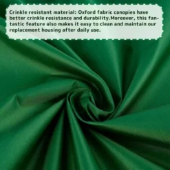 210D Dump Tetto Di Ricambio Per Giardino Balancelle Impermeabile Baldacchino Per Balancelle Sostituzione Toggle Cover Per Sole Giardino Anti-UV (Verde, 164 × 114 × 15cm)-Three Plac -OUTSUN Giardino Negozio 97894194 4