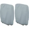 Copertura Per Lettino Prendisole Pieghevole, 2 Pezzi Copertura Per Lettino Da Giardino Antipolvere Impermeabile Anti-UV 210D Oxford Copertura Relax Da Giardino Per Poltrona Reclinabile, W71×H110cm (Gr