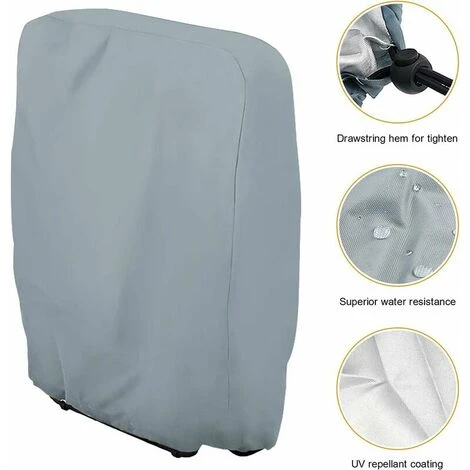 Copertura Per Lettino Prendisole Pieghevole, 2 Pezzi Copertura Per Lettino Da Giardino Antipolvere Impermeabile Anti-UV 210D Oxford Copertura Relax Da Giardino Per Poltrona Reclinabile, W71×H110cm (Gr 3 Copertura Per Lettino Prendisole Pieghevole, 2 Pezzi Copertura Per Lettino Da Giardino Antipolvere Impermeabile Anti-UV 210D Oxford Copertura Relax Da Giardino Per Poltrona Reclinabile, W71×H110cm (Gr - immagine 3