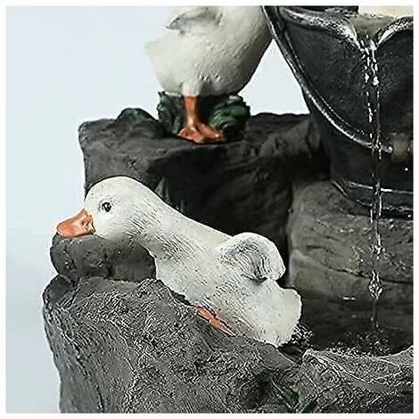 Statua Degli Animali Da Giardino Fontana Solare Art Déco Lampada Da Giardino A Led Scultura Da Giardino Per Esterni (B) 2 Statua Degli Animali Da Giardino Fontana Solare Art Déco Lampada Da Giardino A Led Scultura Da Giardino Per Esterni (B) - immagine 2