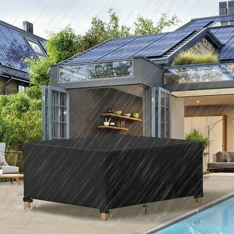 Copri Mobili 123x123x74cm. Copertura Impermeabile Per Mobili Da Giardino. Copertura Per Mobili Copertura Da Giardino Per Tavolo. Divano. Reclinabile. Sedie. Nero 1 Copri Mobili 123x123x74cm. Copertura Impermeabile Per Mobili Da Giardino. Copertura Per Mobili Copertura Da Giardino Per Tavolo. Divano. Reclinabile. Sedie. Nero