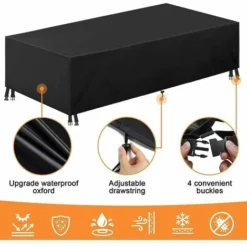 Copri Mobili 123x123x74cm. Copertura Impermeabile Per Mobili Da Giardino. Copertura Per Mobili Copertura Da Giardino Per Tavolo. Divano. Reclinabile. Sedie. Nero 7 Copri Mobili 123x123x74cm. Copertura Impermeabile Per Mobili Da Giardino. Copertura Per Mobili Copertura Da Giardino Per Tavolo. Divano. Reclinabile. Sedie. Nero -OUTSUN Giardino Negozio 98116842 3