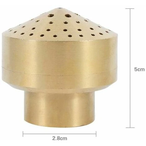 1/4''1/2''3/4''1''3/2''2'' Testa Di Irrigatore Per Fontana D'acqua In Ottone Per Giardino, Stagno, Parco Divertimenti, Biblioteca, Decorazione Della Casa, Museo(3/4) 3 1/4''1/2''3/4''1''3/2''2'' Testa Di Irrigatore Per Fontana D'acqua In Ottone Per Giardino, Stagno, Parco Divertimenti, Biblioteca, Decorazione Della Casa, Museo(3/4) - immagine 3