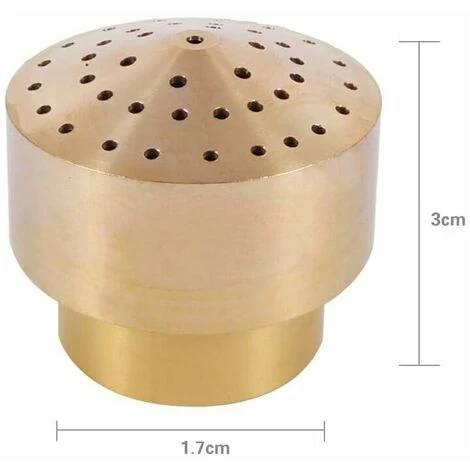 1/4''1/2''3/4''1''3/2''2'' Testa Di Irrigatore Per Fontana D'acqua In Ottone Per Giardino, Stagno, Parco Divertimenti, Biblioteca, Decorazione Della Casa, Museo(1/4) 3 1/4''1/2''3/4''1''3/2''2'' Testa Di Irrigatore Per Fontana D'acqua In Ottone Per Giardino, Stagno, Parco Divertimenti, Biblioteca, Decorazione Della Casa, Museo(1/4) - immagine 3
