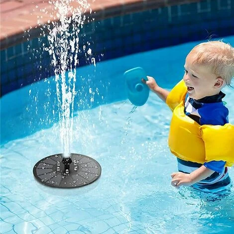 Fontana Solare Per Laghetto Con Pannello Solare 3W 900mAh Batteria Incorporata Pompa Per Acqua Solare Galleggiante 6 Pompa Luminosa A LED 5 Fontana Solare Per Laghetto Con Pannello Solare 3W 900mAh Batteria Incorporata Pompa Per Acqua Solare Galleggiante 6 Pompa Luminosa A LED - immagine 5