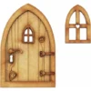 Porta Gnome Più Popolare, Porta Fatata, Porta Elfo In Legno Da Aprire Con Gnomo Divertente, Decorazione Casetta, Porta Artigianale, Decorazione 3D, Kueatily