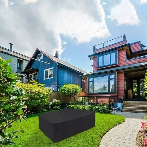 Copertura Per Mobili Da Giardino, Copertura Per Tavolo Da Giardino, Telone Protettivo, Copertura Per Mobili Da Giardino, Protezione Per Mobili Da Esterno Impermeabile Resistente 420D Oxford (180x120x7 5 Copertura Per Mobili Da Giardino, Copertura Per Tavolo Da Giardino, Telone Protettivo, Copertura Per Mobili Da Giardino, Protezione Per Mobili Da Esterno Impermeabile Resistente 420D Oxford (180x120x7 - immagine 5