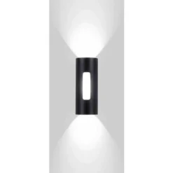 Applique Da Parete Per Esterni LED Lampada Da Parete Per Esterni Moderna Impermeabile In Metallo Lampada Da Esterno/interno Per Cortile Giardino Terrazza Chiudi Parete Patio Villa Corridoio Bianco Fre