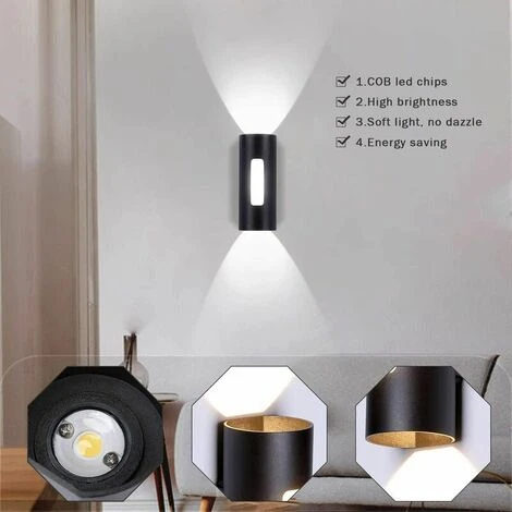 Applique Da Parete Per Esterni LED Lampada Da Parete Per Esterni Moderna Impermeabile In Metallo Lampada Da Esterno/interno Per Cortile Giardino Terrazza Chiudi Parete Patio Villa Corridoio Bianco Fre 4 Applique Da Parete Per Esterni LED Lampada Da Parete Per Esterni Moderna Impermeabile In Metallo Lampada Da Esterno/interno Per Cortile Giardino Terrazza Chiudi Parete Patio Villa Corridoio Bianco Fre - immagine 4