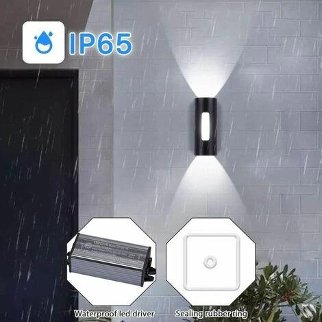 Applique Da Parete Per Esterni LED Lampada Da Parete Per Esterni Moderna Impermeabile In Metallo Lampada Da Esterno/interno Per Cortile Giardino Terrazza Chiudi Parete Patio Villa Corridoio Bianco Fre 5 Applique Da Parete Per Esterni LED Lampada Da Parete Per Esterni Moderna Impermeabile In Metallo Lampada Da Esterno/interno Per Cortile Giardino Terrazza Chiudi Parete Patio Villa Corridoio Bianco Fre - immagine 5