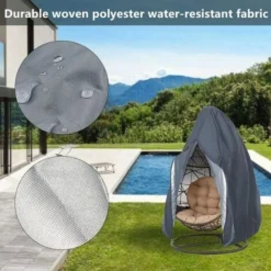 Fodera Per Sedia Sospesa, Fodera Per Sedia Sospesa, Fodera Per Sedia A Forma Di Uovo, Fodera Per Mobili Impermeabile Con Cerniera, 190x115 Cm (grigio) 8 Fodera Per Sedia Sospesa, Fodera Per Sedia Sospesa, Fodera Per Sedia A Forma Di Uovo, Fodera Per Mobili Impermeabile Con Cerniera, 190x115 Cm (grigio) -OUTSUN Giardino Negozio 99323919 4