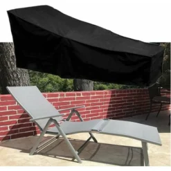 Copertura Per Prendere Il Sole Copertura Per Sdraio Da Esterno Impermeabile, 210 75 80/40 Cm Nero -OUTSUN Giardino Negozio 99549579 3
