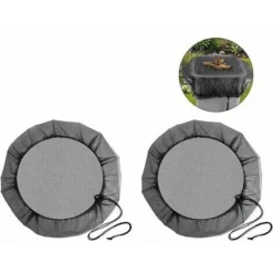 Rete Antipioggia, 2 Pezzi Di Rete Protettiva Con Coulisse, Anti-zanzara E Copertura Per Animali Domestici Per Raccoglitore Di Acqua Piovana (diametro 95 Cm) -OUTSUN Giardino Negozio 99778690 5