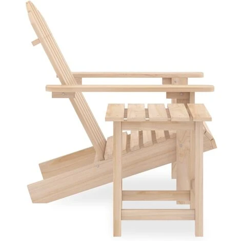 Sedie Da Giardino Sedie Poltrona Da Esterno Adirondack Con Tavolino In Legno Abete ITD28233 2 Sedie Da Giardino Sedie Poltrona Da Esterno Adirondack Con Tavolino In Legno Abete ITD28233 - immagine 2