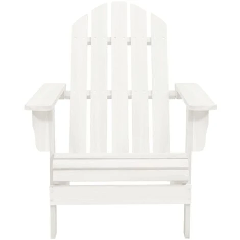 Sedie Da Giardino Adirondack Sedie Poltrona Da Esterno Con Tavolo Abete Massello Bianco ITD62212 5 Sedie Da Giardino Adirondack Sedie Poltrona Da Esterno Con Tavolo Abete Massello Bianco ITD62212 - immagine 5